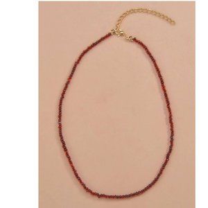3/25 Red Bead Necklace